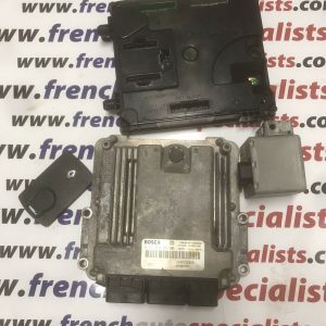 RENAULT LAGUNA MK3 2.0 DCI 150 ECU SET BSI UCH KIT STEERING LOCK KEY 2007-11