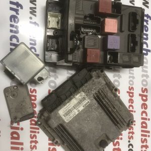 RENAULT LAGUNA II 1.9 DCI 120 ECU SET BSI UCH KIT STEERING LOCK KEY 2003-06
