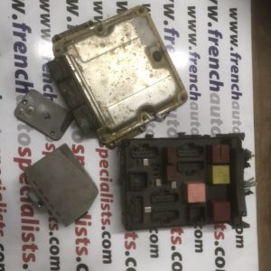 RENAULT LAGUNA II 2.2 DCI 150 ECU SET BSI UCH KIT STEERING LOCK KEY