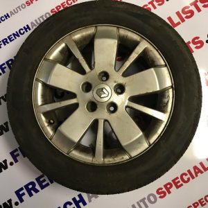 RENAULT LAGUNA ESPACE 16" LAZULI ALLOY WHEEL AND TYRE 5 STUD 205/55/16 FACELIFT