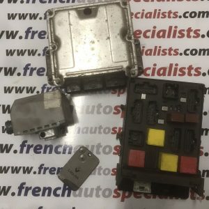 RENAULT LAGUNA II 1.9 DCI 120 ECU SET BSI UCH KIT STEERING LOCK KEY 2000-03