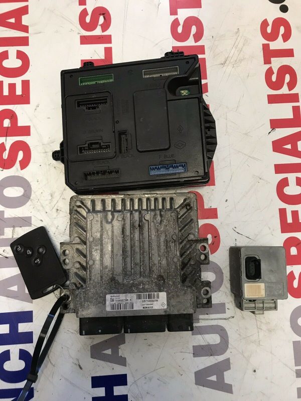 RENAULT MEGANE SCENIC MKIII MK3 ECU KIT UCH STEERING LOCK 1.5 DCI 106HP 2008-13